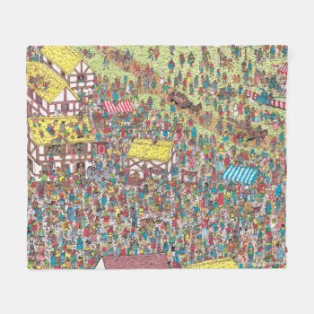 Where's Waldo | Once Upon A Saturday Morning Fleece Blanket by WheresWaldo at Zazzle