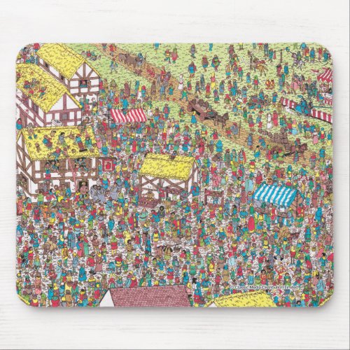 Wheres Waldo  Once Upon a Saturday Morning Mouse Pad