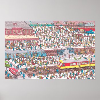Where's Waldo | Railway Station Poster by WheresWaldo at Zazzle