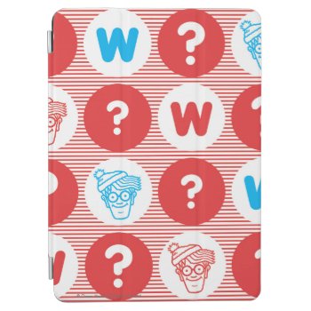 Where's Waldo Red  White And Blue Pattern Ipad Air Cover by WheresWaldo at Zazzle