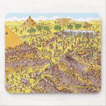 Where's Waldo | Riddle Of The Pyramids Mouse Pad by WheresWaldo at Zazzle