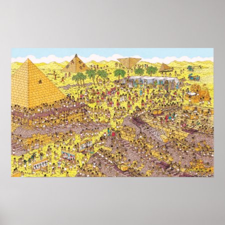 Where's Waldo | Riddle Of The Pyramids Poster