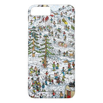 Where's Waldo Ski Slopes Iphone 8 Plus/7 Plus Case by WheresWaldo at Zazzle