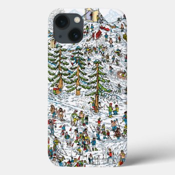 Where's Waldo Ski Slopes Iphone 13 Case by WheresWaldo at Zazzle