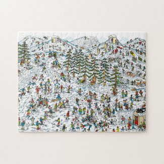 Where's Waldo Ski Slopes Jigsaw Puzzle