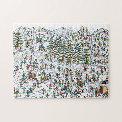 Wheres Waldo Ski Slopes Jigsaw Puzzle