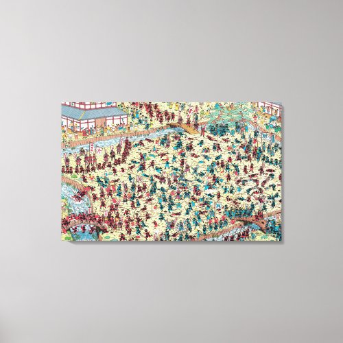 Wheres Waldo  Trouble in Old Japan Canvas Print