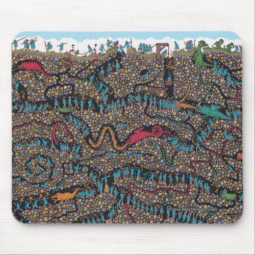 Wheres Waldo  Underground Hunters Mouse Pad