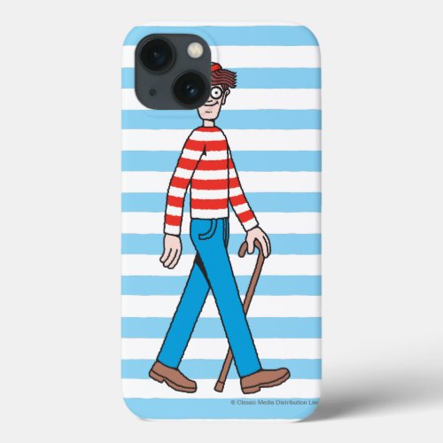Wheres Waldo Walking Stick iPhone 13 Case