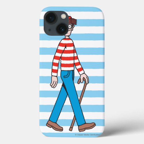 Wheres Waldo Walking Stick iPhone 13 Case