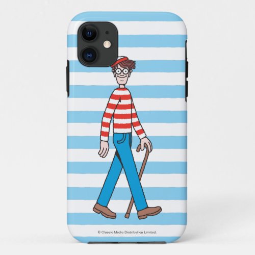 Wheres Waldo Walking Stick iPhone 11 Case