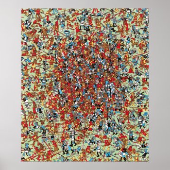Where's Waldo | What A Dog Fight Poster by WheresWaldo at Zazzle
