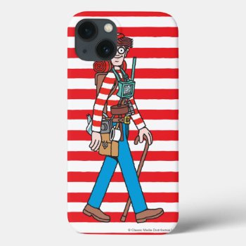 Where's Waldo With All His Equipment Iphone 13 Case by WheresWaldo at Zazzle