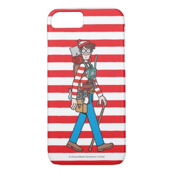 Where's Waldo With All His Equipment Iphone 8/7 Case by WheresWaldo at Zazzle