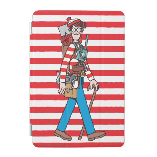 Wheres Waldo with all his Equipment iPad Mini Cover