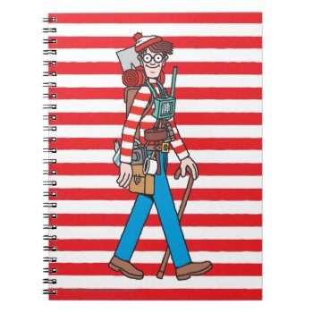 Where's Waldo With All His Equipment Notebook by WheresWaldo at Zazzle