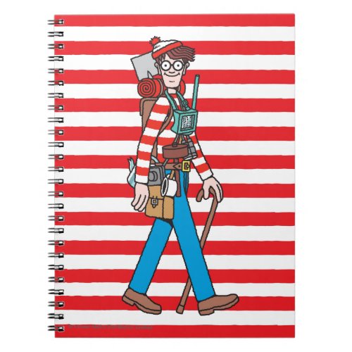 Wheres Waldo with all his Equipment Notebook