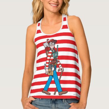 Where's Waldo With All His Equipment Tank Top by WheresWaldo at Zazzle