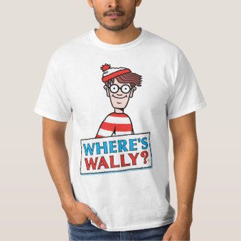 Where's Wally Logo T-shirt by WheresWaldo at Zazzle
