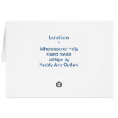 Wheresoever Holy Cards (Back Horizontal)