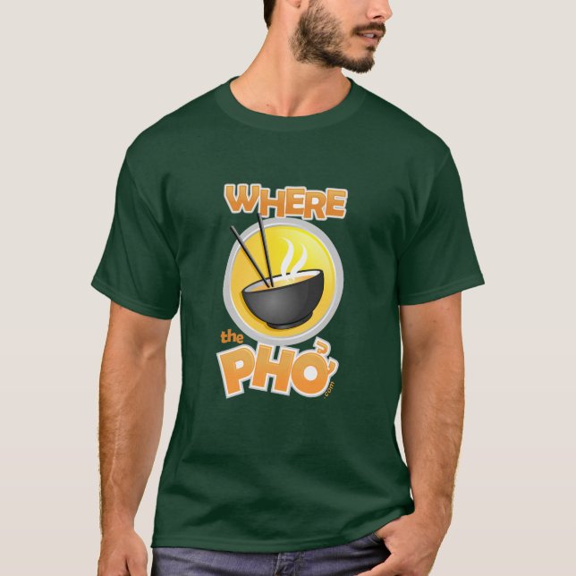 WhereThePho Dark Heavyweight Tee (Front)