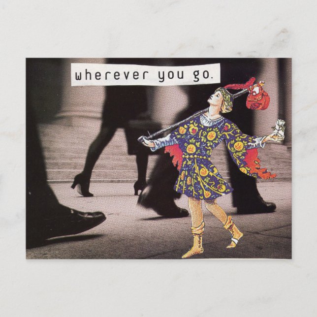 Wherever you go postcard (Front)