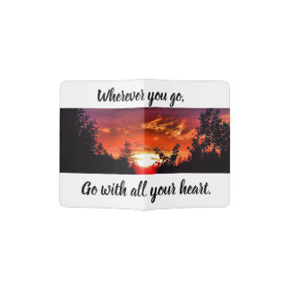 Wherever you go Sunset Passport Holder