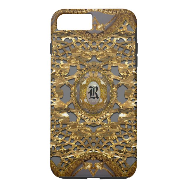 Whesters Elegant Chic Monogram Case-Mate iPhone Case (Back)