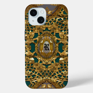Whesters Elegant Chic Monogram iPhone 15 Case
