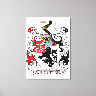 Whetstone Family Crest Canvas Print