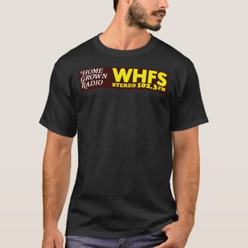 WHFS 1023FM Alternative Radio Station Bumper Stic T_Shirt