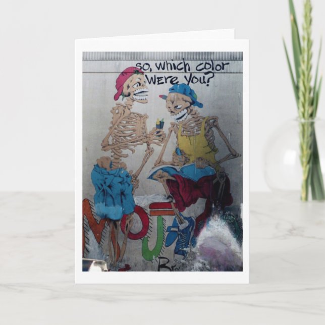 Which color were you Greeting Card (Front)