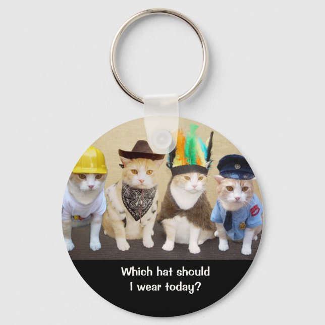 Which Hat? Keychain (Front)