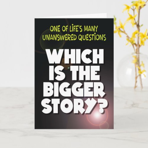 Which is the bigger story card