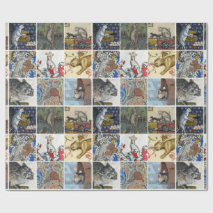 Which Medieval Cat Are You Today? - Hilariously Au Wrapping Paper