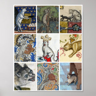 Which Medieval Cat Are You Today?  Poster