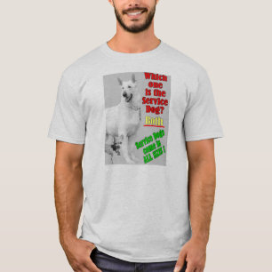 Which One Is The Service Dog? T-Shirt