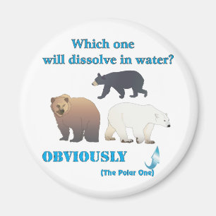 Which one will dissolve in water Polar Chemistry Magnet