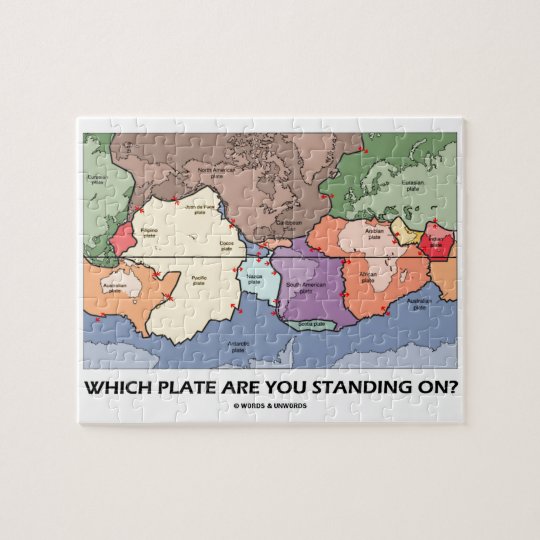 Which Plate Are You Standing On? (Plate Tectonics) Jigsaw Puzzle