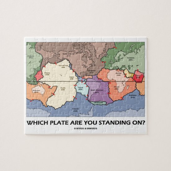 Which Plate Are You Standing On? (Plate Tectonics) Jigsaw Puzzle