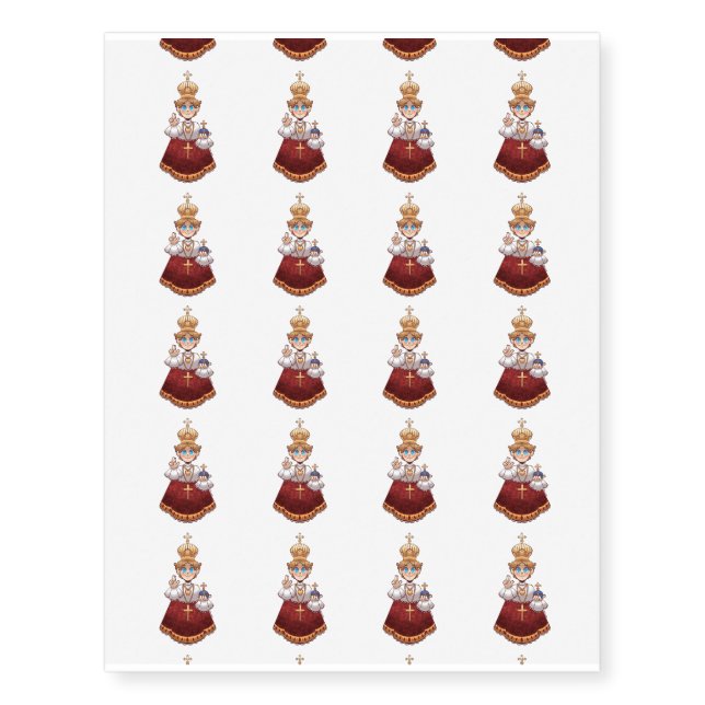 Which Saint is This? Temporary Tattoo (Front)