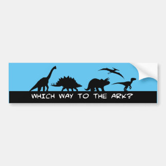 Which Way to the Ark? Bumper Sticker