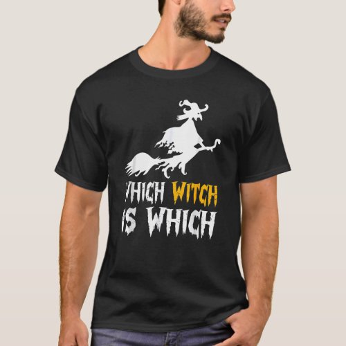 Which Witch Is Which Halloween Grammar Teacher Cos T_Shirt