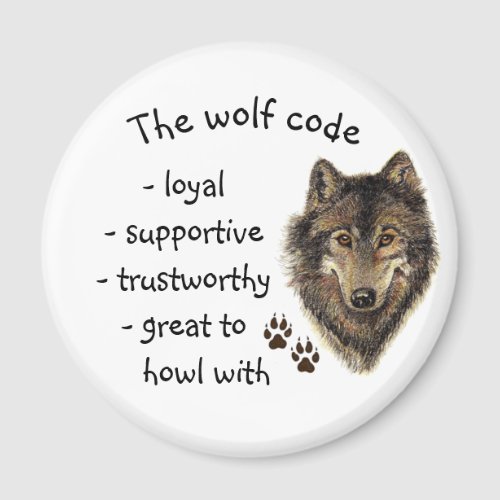 Which Wolf will you Feed Motivational Quote Magnet