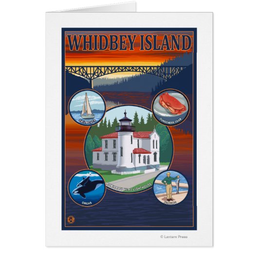 Whidbey Island, WashingtonScenic Travel Poster (Front)