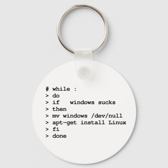 while : do keychain (Front)