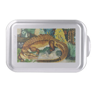 alligator cake pan