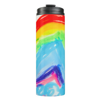 Whimisial Rainbow Kids Drawing water bottle