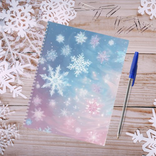 Whimscal Snowflake Journal Winter Notebook