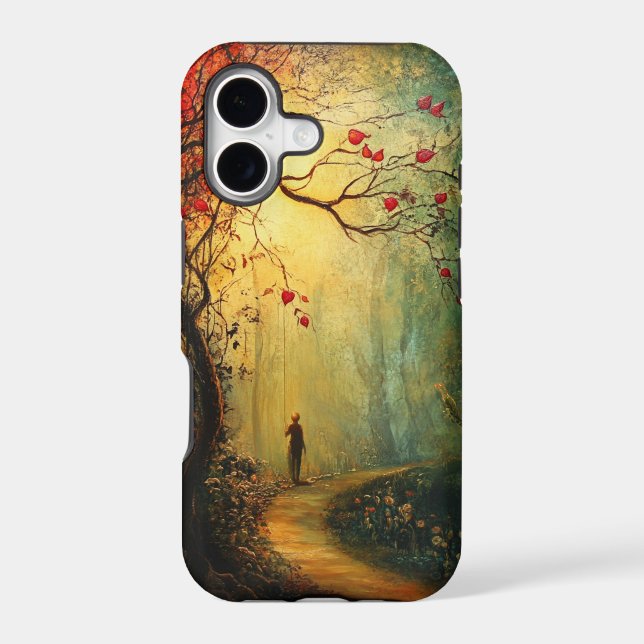 Whimsey Fantasy Forest  iPhone Case (Back)